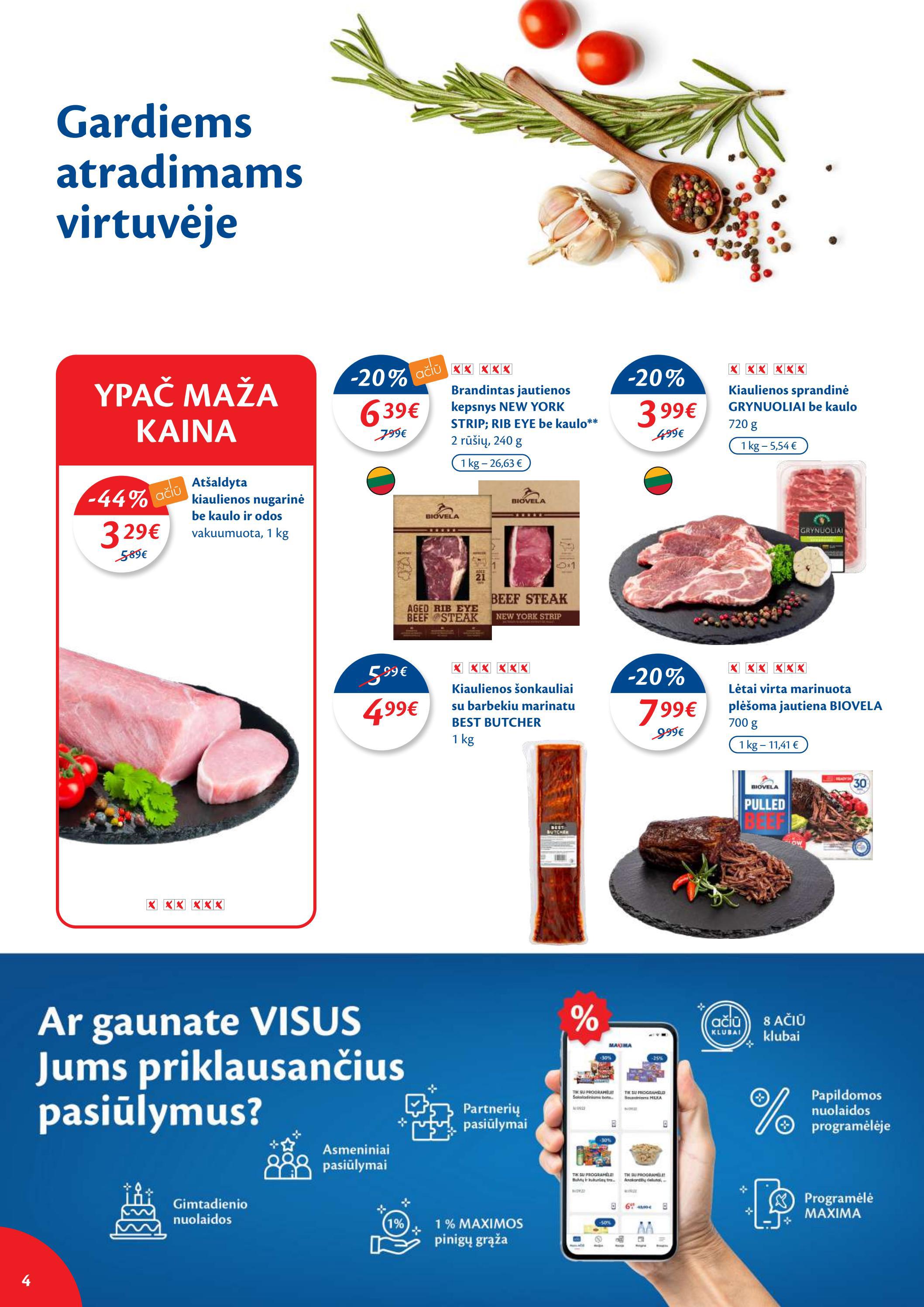 Maxima kaininis leidinys akcijos nuo 
  2022-01-25 iki 
  2022-01-31 | Leidinukas.lt puslapis 4