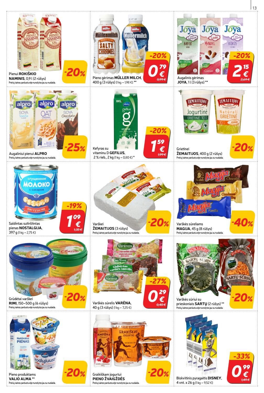 Rimi savaitinis leidinys akcijos nuo 
  2019-08-20 iki 
  2019-08-26 | Leidinukas.lt puslapis 13