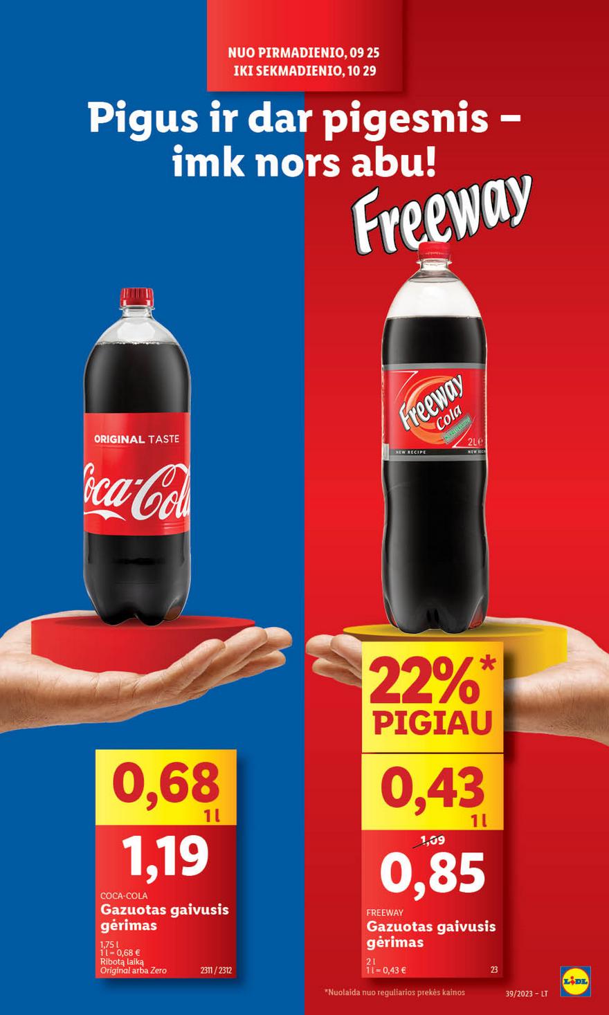 Lidl pasiūlymai akcijos nuo 
  2023-09-25 iki 
  2023-10-01 | Leidinukas.lt puslapis 2