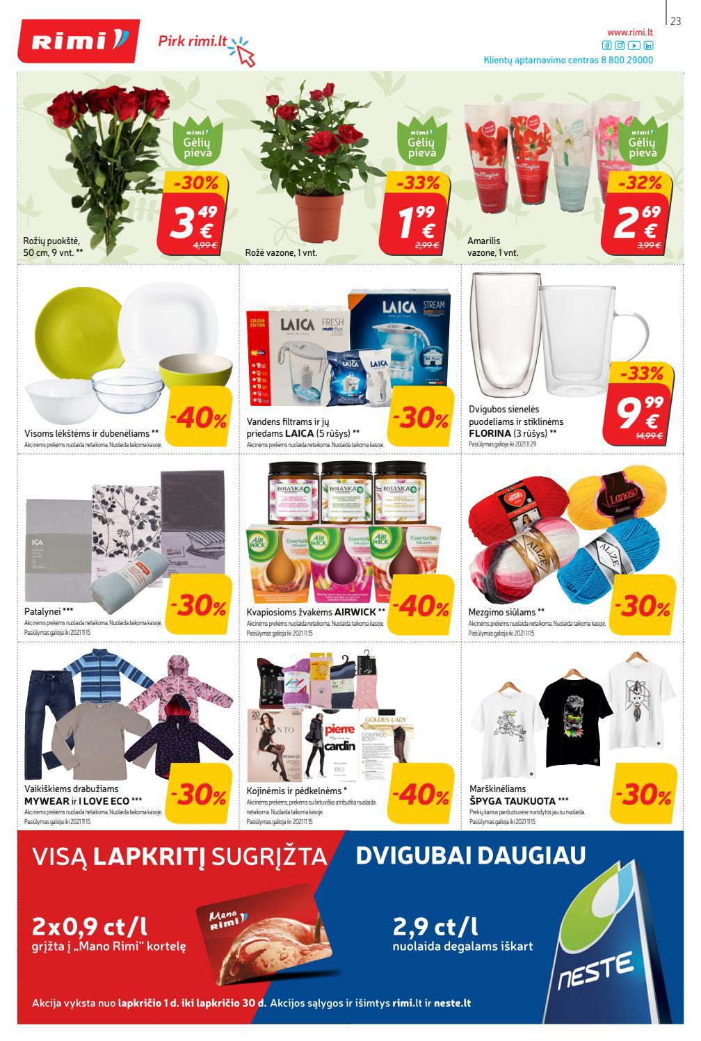 Rimi savaitinis leidinys akcijos nuo 
  2021-11-03 iki 
  2021-11-08 | Leidinukas.lt puslapis 23