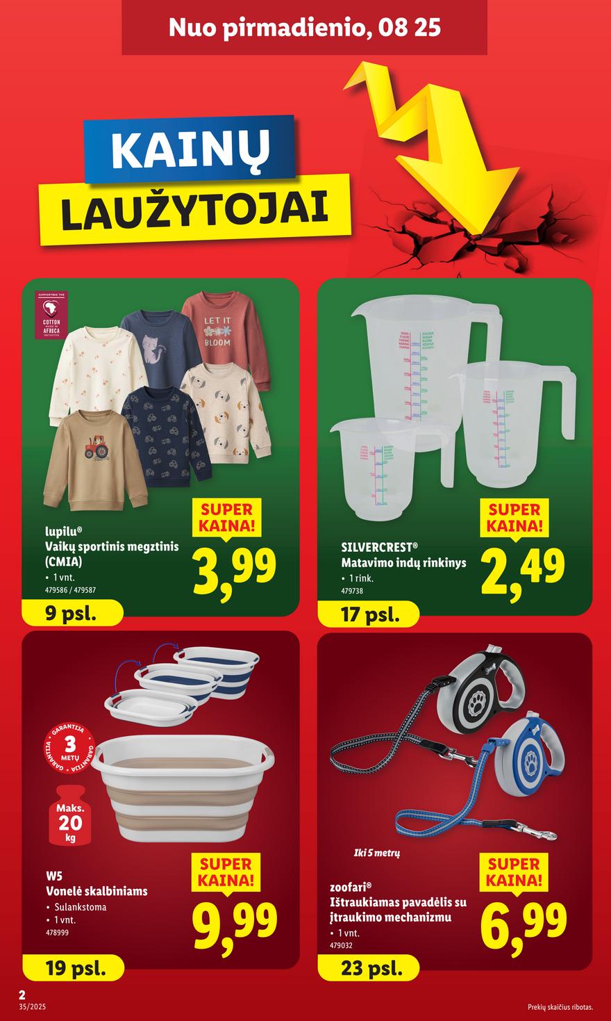 Lidl ne maisto leidinys akcijos nuo 
  2025-08-25 iki 
  2025-08-31 | Leidinukas.lt puslapis 2