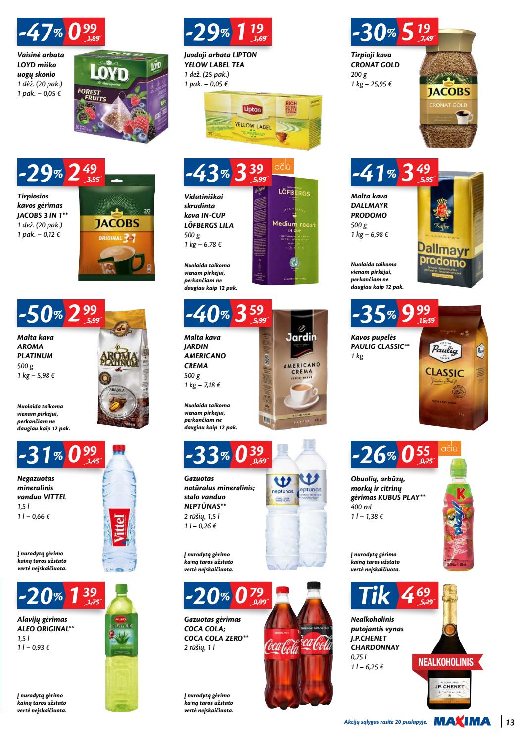 Maxima kaininis leidinys akcijos nuo 
  2019-11-05 iki 
  2019-11-11 | Leidinukas.lt puslapis 13