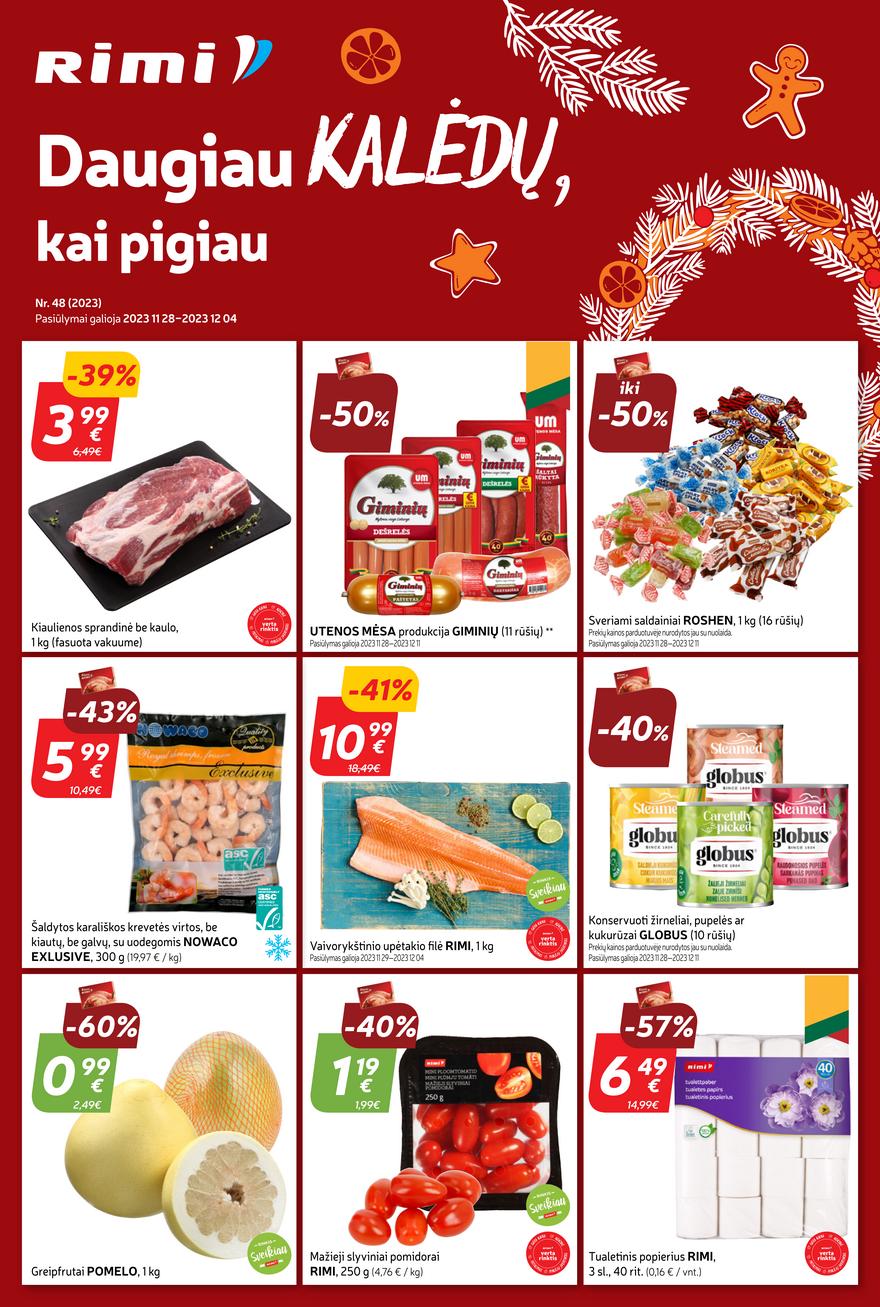 Rimi savaitinis leidinys akcijos nuo 
  2023-11-28 iki 
  2023-12-04 | Leidinukas.lt puslapis 1