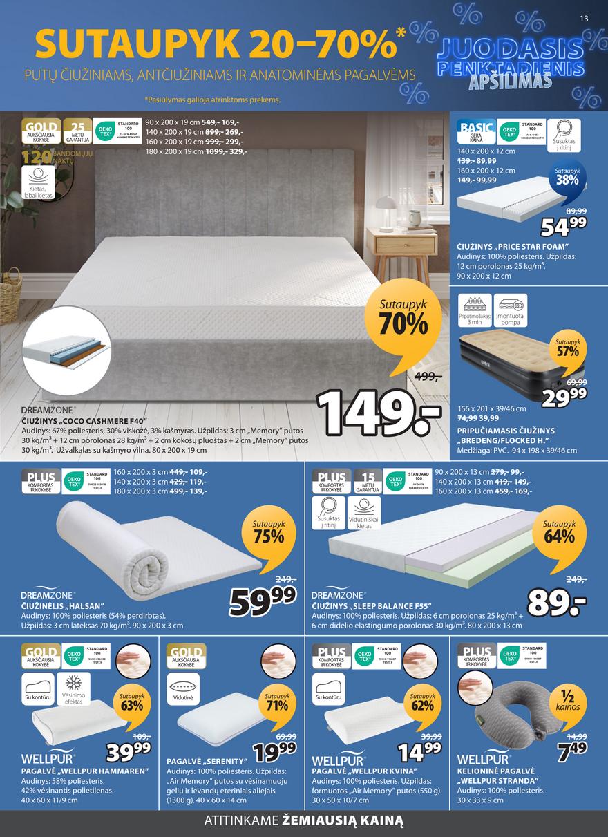 Jysk leidinys akcijos nuo 
  2025-11-04 iki 
  2025-11-17 | Leidinukas.lt puslapis 13
