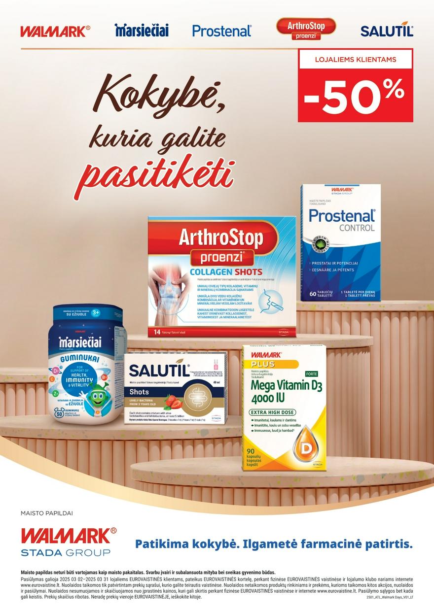 Euro vaistinė katalogas akcijos nuo 
  2025-03-01 iki 
  2025-03-31 | Leidinukas.lt puslapis 11