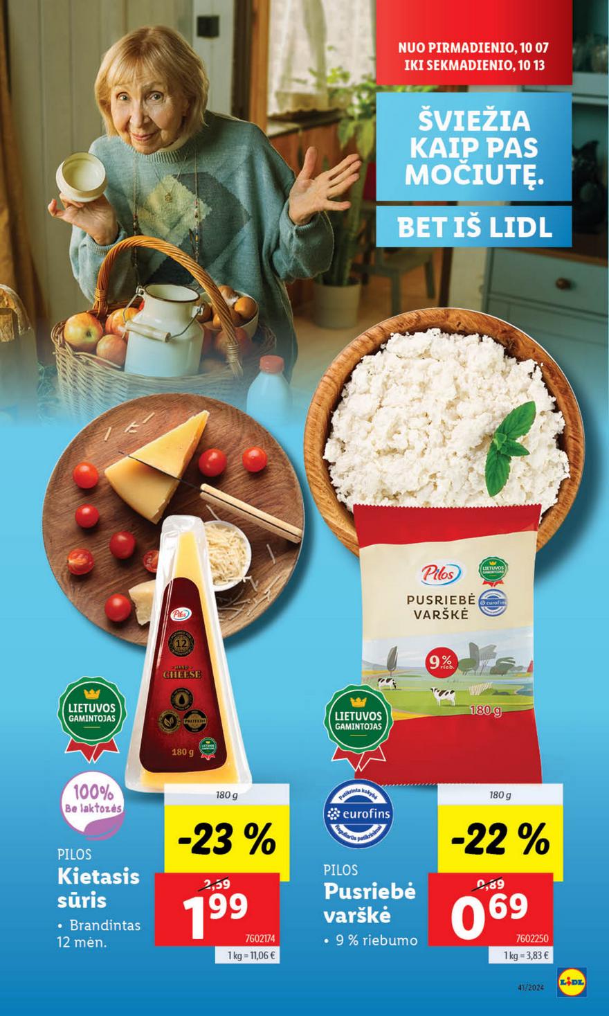 Lidl savaitinis leidinys akcijos nuo
2024-10-07 iki
2024-10-13 | Leidinukas.lt puslapis 24
