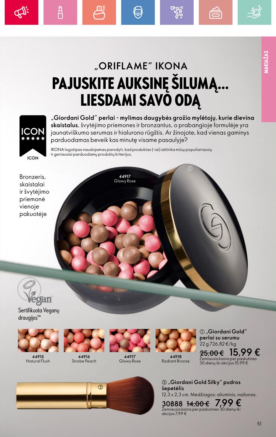 Oriflame katalogas akcijos nuo 
  2025-03-30 iki 
  2025-04-19 | Leidinukas.lt puslapis 51