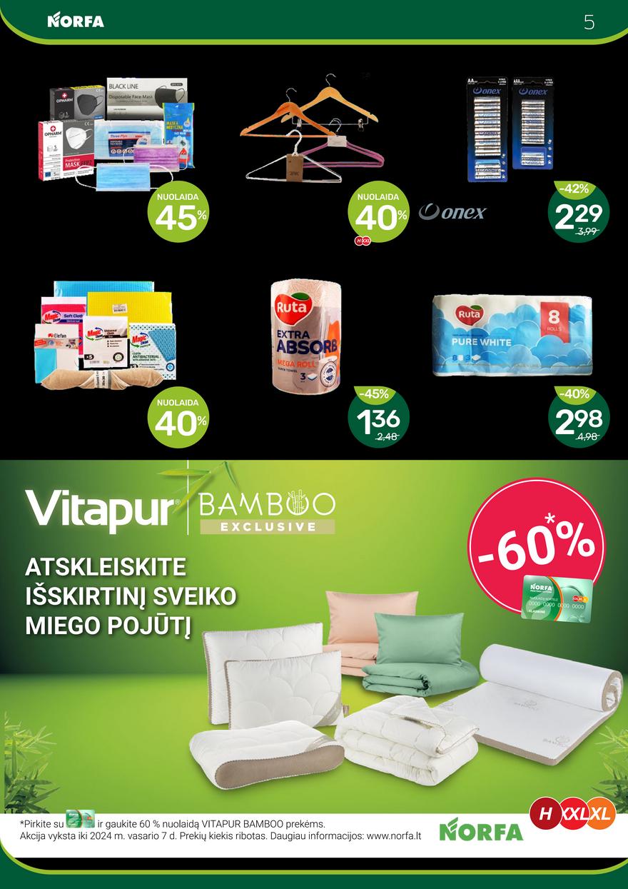 Norfos kaininis leidinys akcijos nuo 
  2024-01-04 iki 
  2024-01-10 | Leidinukas.lt puslapis 5