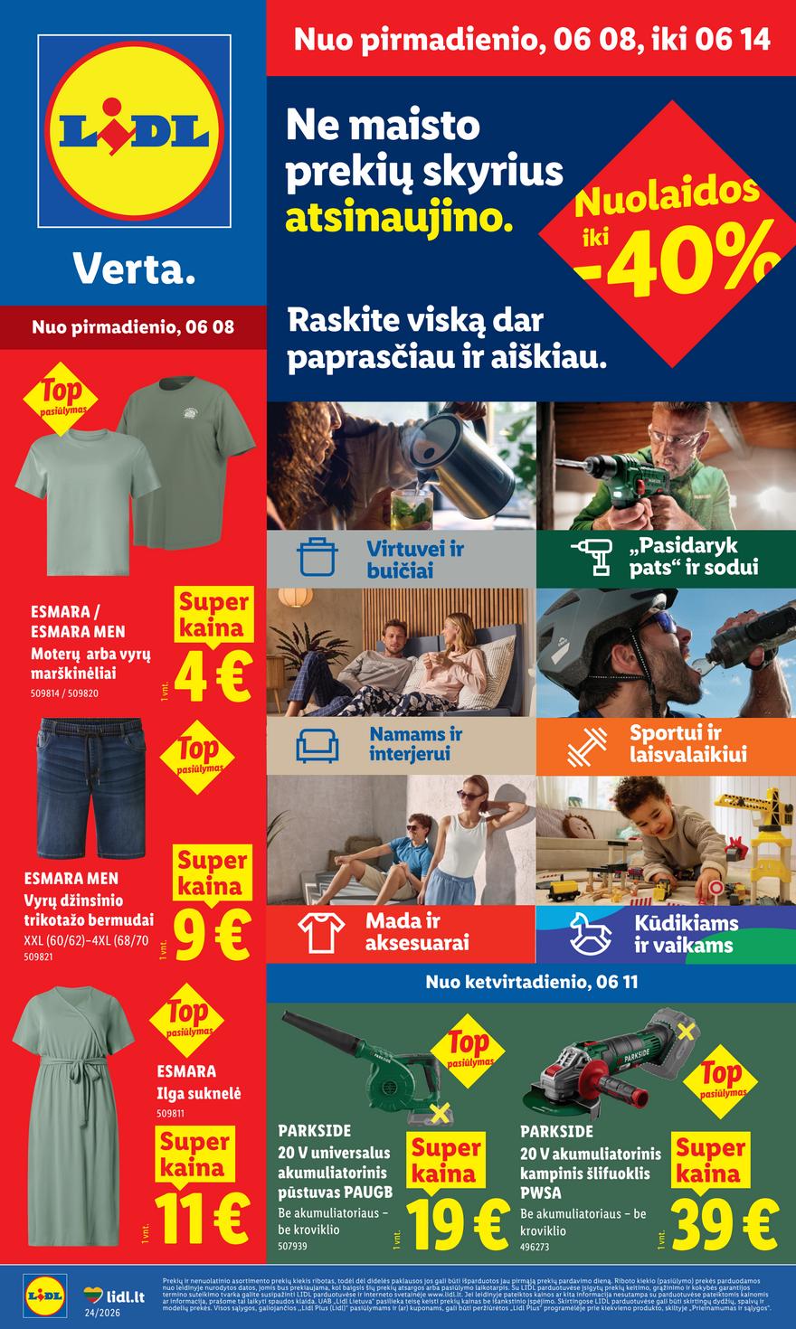 Lidl leidinys naujas akcijos nuo 
  2026-06-08 iki 
  2026-06-14 | Leidinukas.lt puslapis 1
