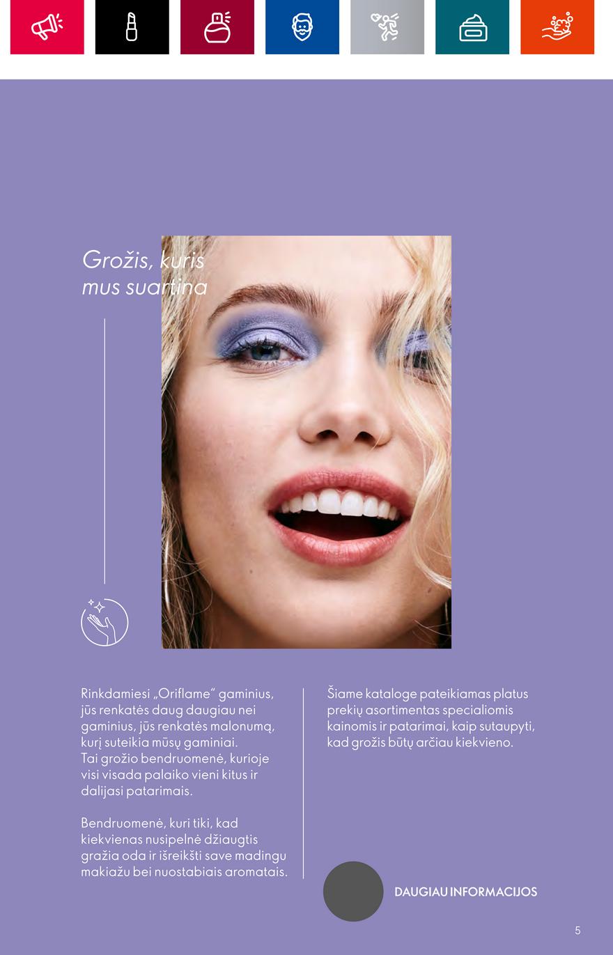 Oriflame leidinys akcijos nuo 
  2023-07-19 iki 
  2023-08-01 | Leidinukas.lt puslapis 5