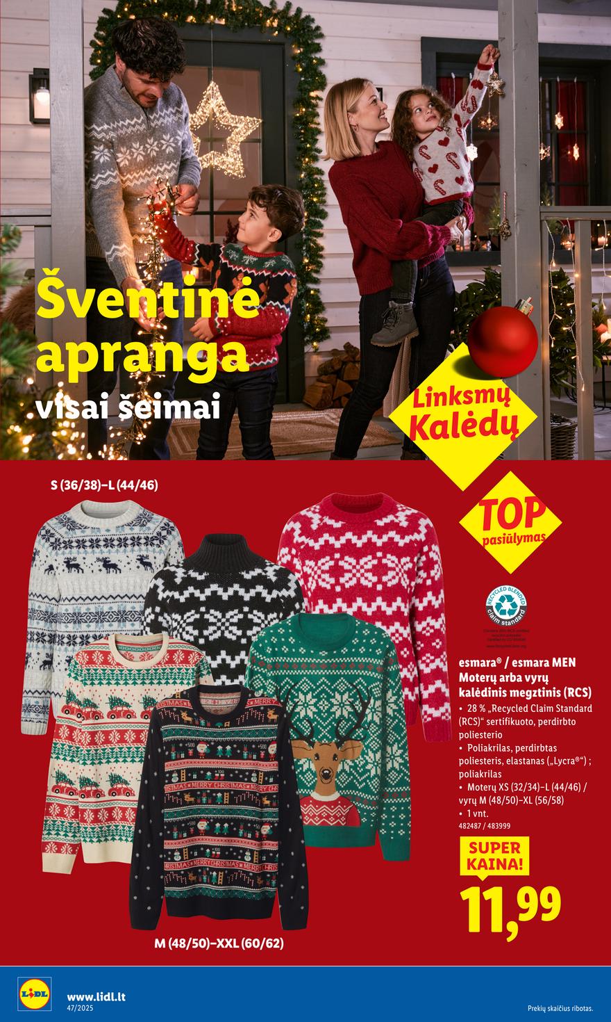Lidl leidinys naujas akcijos nuo 
  2025-11-17 iki 
  2025-11-23 | Leidinukas.lt puslapis 2