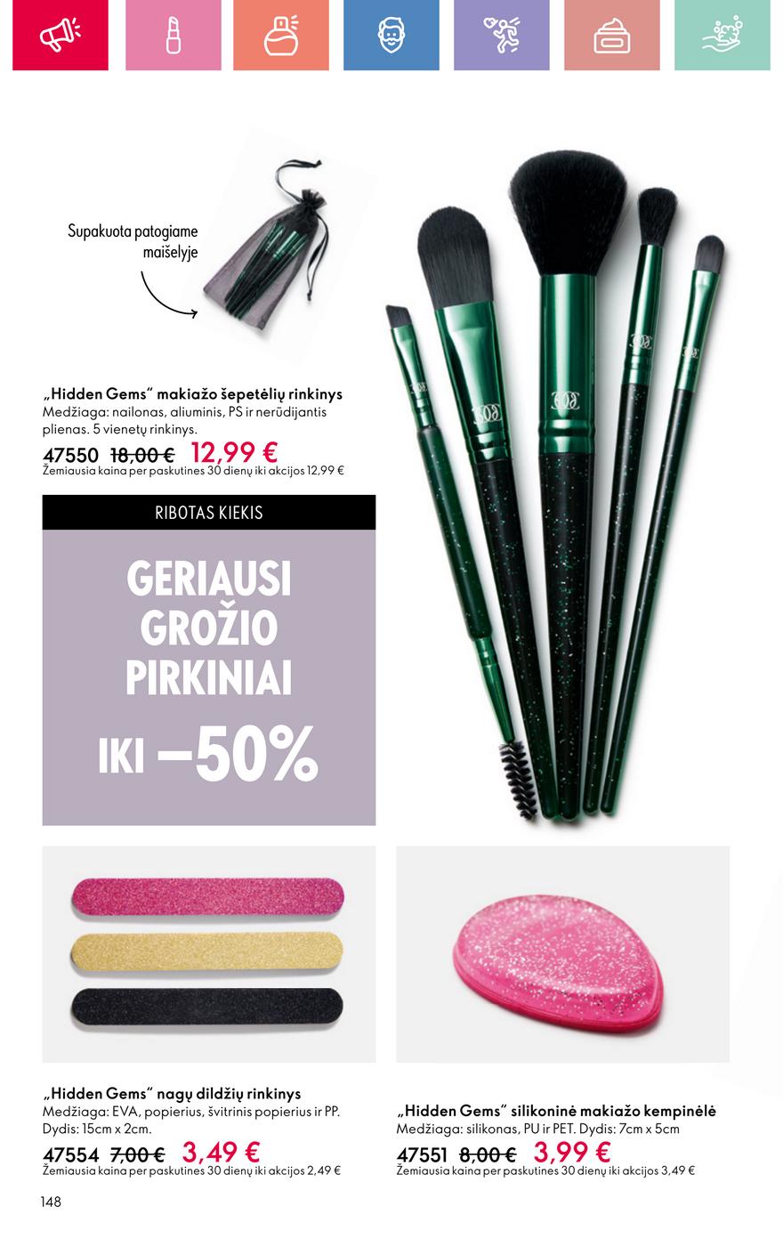 Oriflame katalogas akcijos nuo 
  2025-06-22 iki 
  2025-07-12 | Leidinukas.lt puslapis 148