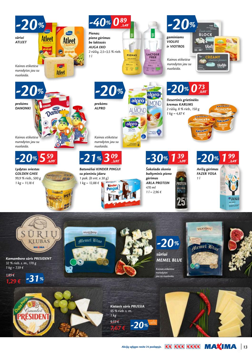 Maxima kaininis leidinys akcijos nuo 
  2019-11-21 iki 
  2019-12-04 | Leidinukas.lt puslapis 13
