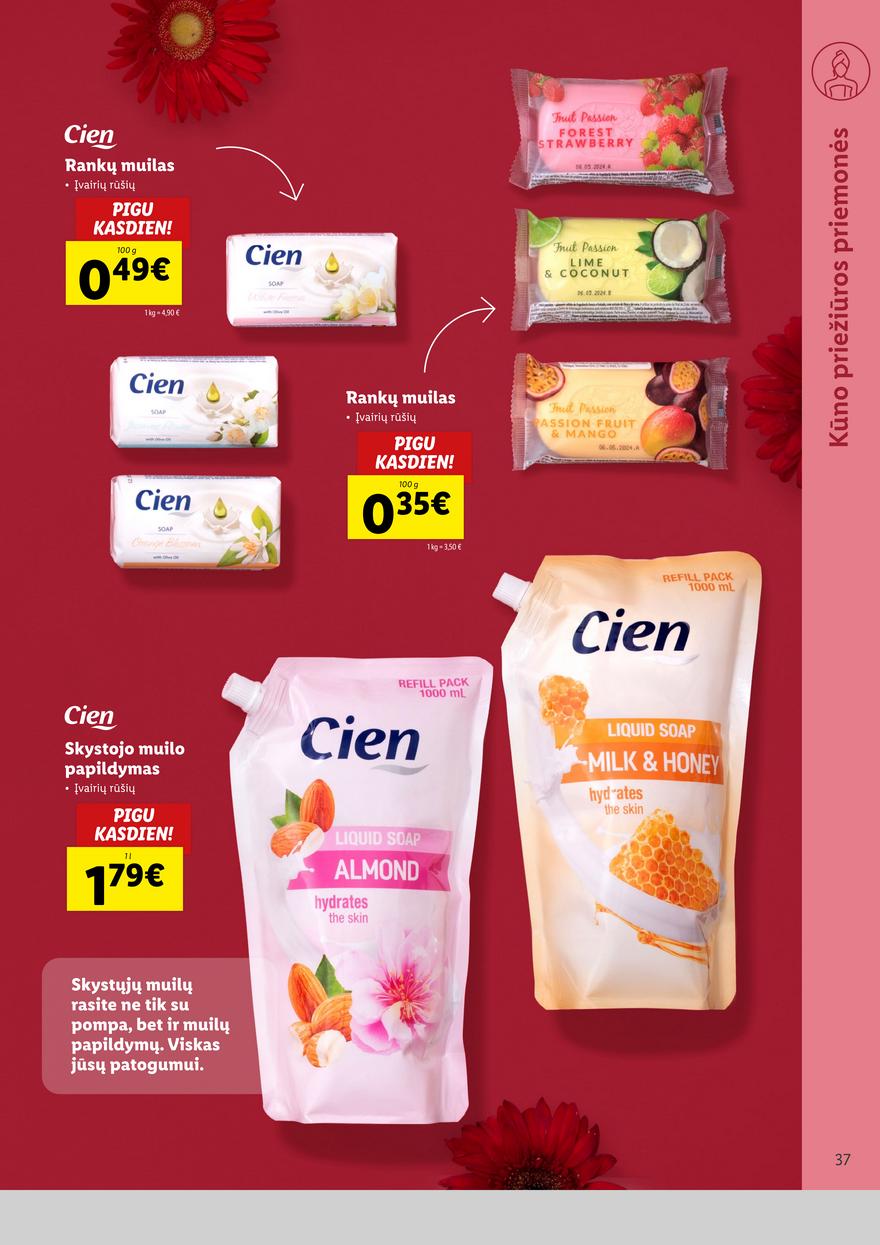 Lidl pasiūlymai akcijos nuo 
  2022-10-13 iki 
  2022-10-19 | Leidinukas.lt puslapis 37