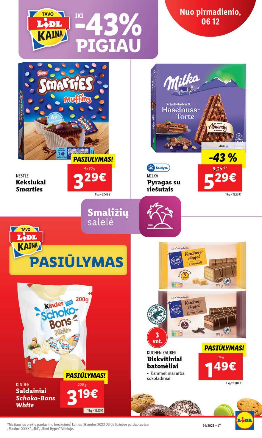 Lidl pasiūlymai akcijos nuo 
  2023-06-12 iki 
  2023-06-18 | Leidinukas.lt puslapis 52