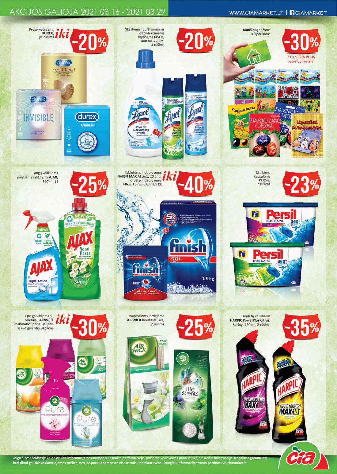 Čia market leidinys akcijos nuo 
  2021-03-16 iki 
  2021-03-29 | Leidinukas.lt puslapis 12