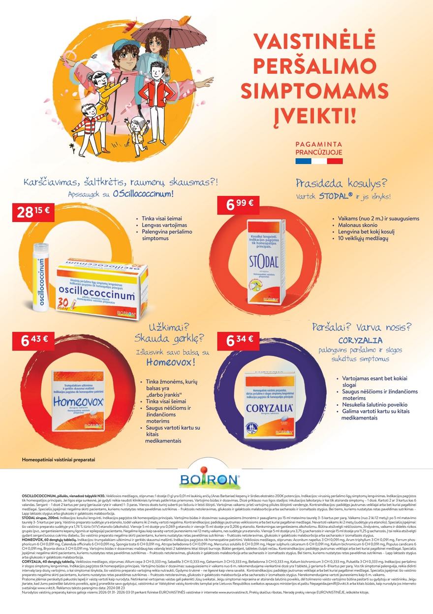 Euro vaistinė katalogas akcijos nuo 
  2026-02-01 iki 
  2026-02-28 | Leidinukas.lt puslapis 23