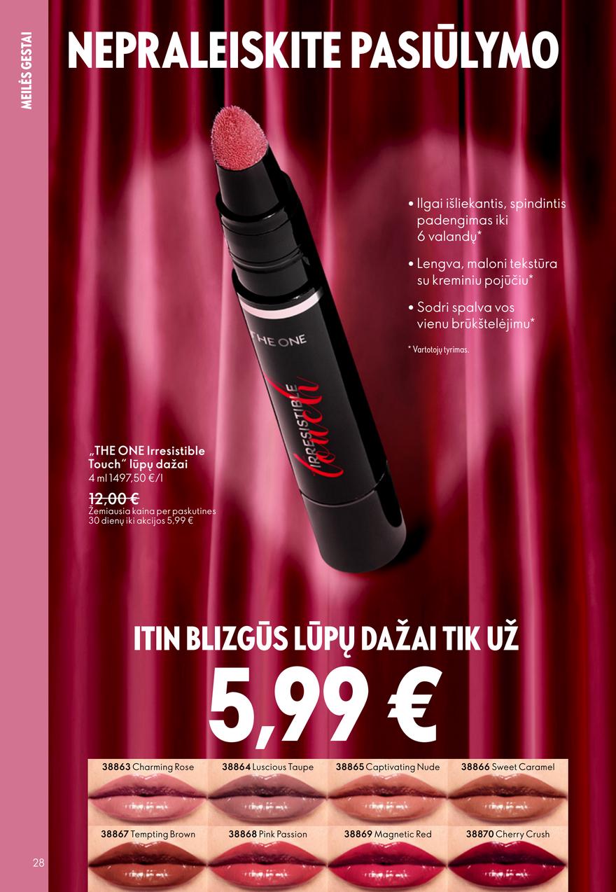 Oriflame katalogas akcijos nuo 
  2026-01-28 iki 
  2026-02-17 | Leidinukas.lt puslapis 28