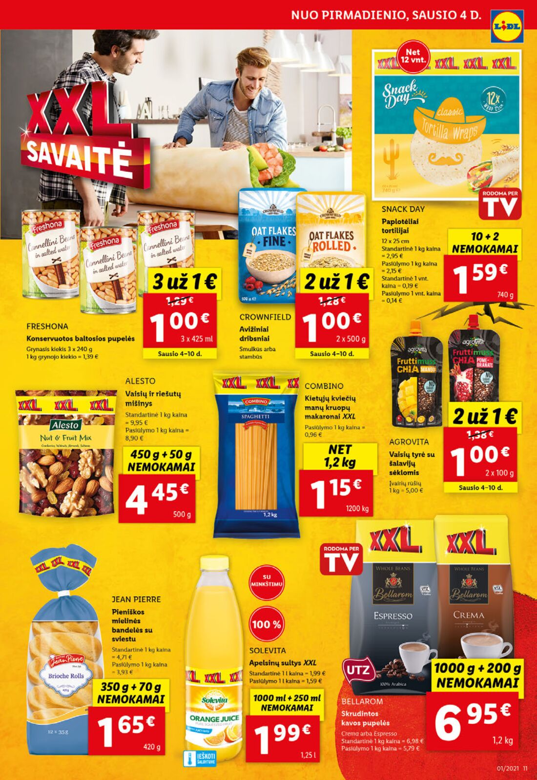 Lidl savaitinis leidinys akcijos nuo 
  2021-01-04 iki 
  2021-01-10 | Leidinukas.lt puslapis 11