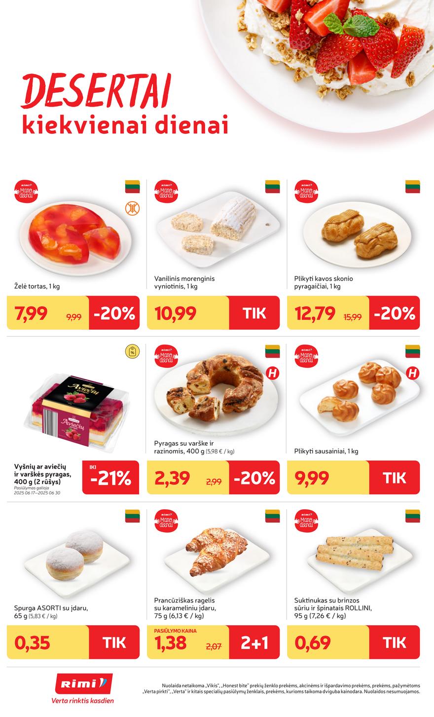 Rimi savaitinis leidinys akcijos nuo 
  2025-06-17 iki 
  2025-06-23 | Leidinukas.lt puslapis 10