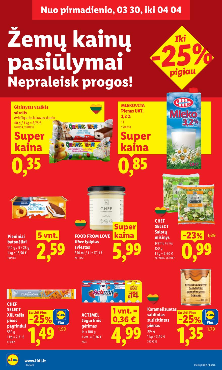 Lidl leidinys akcijos nuo 
  2026-03-30 iki 
  2026-04-04 | Leidinukas.lt puslapis 14
