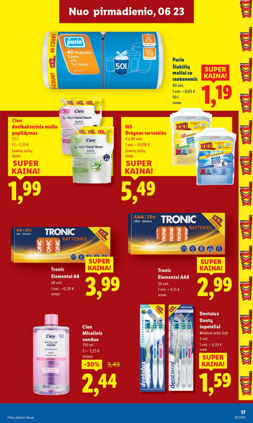 Lidl leidinys akcijos nuo 
  2025-06-23 iki 
  2025-06-29 | Leidinukas.lt puslapis 17