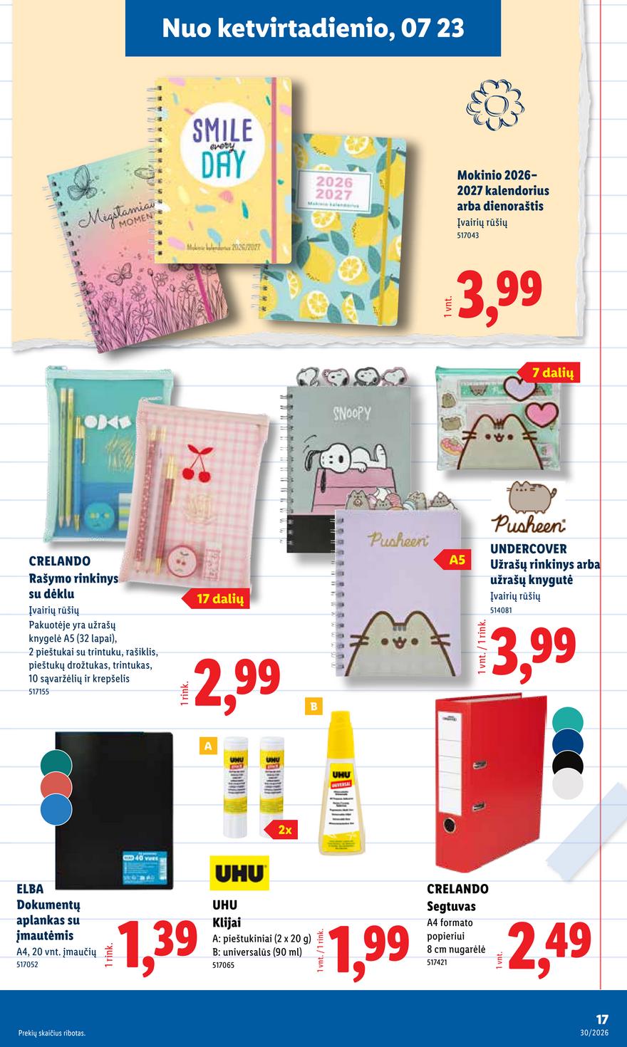 Lidl leidinys akcijos nuo 
  2026-07-20 iki 
  2026-07-26 | Leidinukas.lt puslapis 17