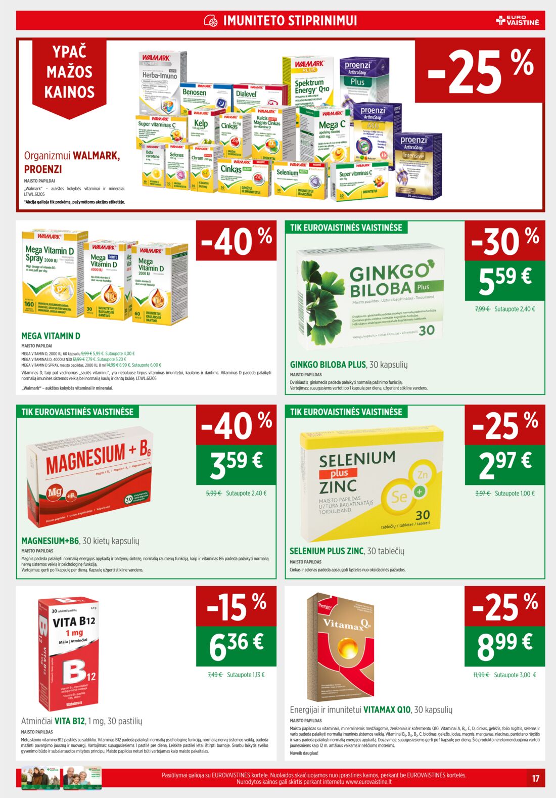 Euro vaistinė leidinys akcijos nuo 
  2020-02-01 iki 
  2020-02-29 | Leidinukas.lt puslapis 17