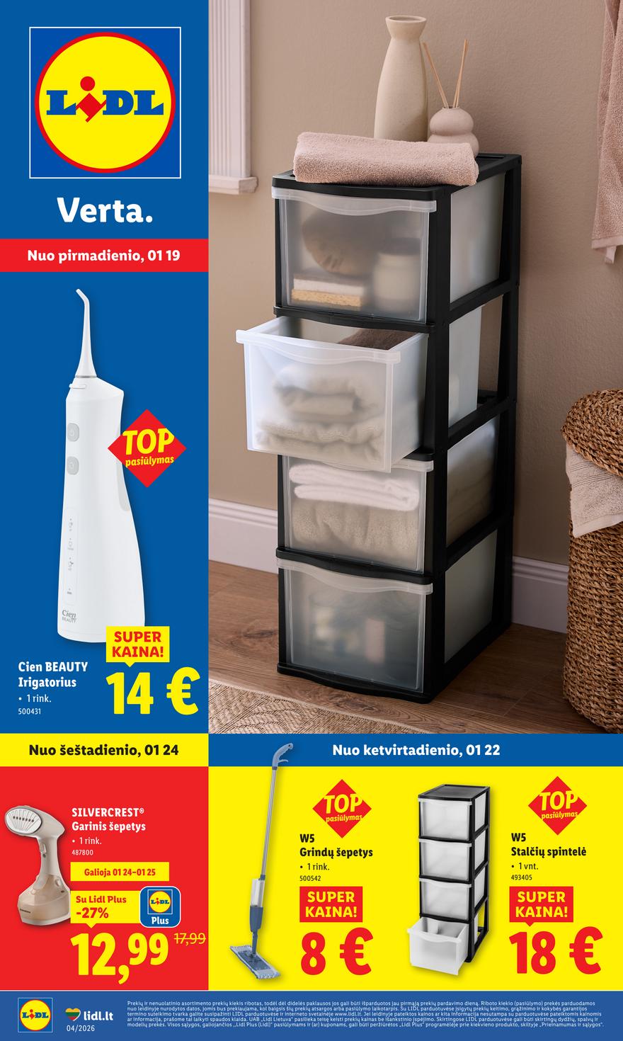 Lidl leidinys akcijos nuo 
  2026-01-19 iki 
  2026-01-25 | Leidinukas.lt puslapis 1
