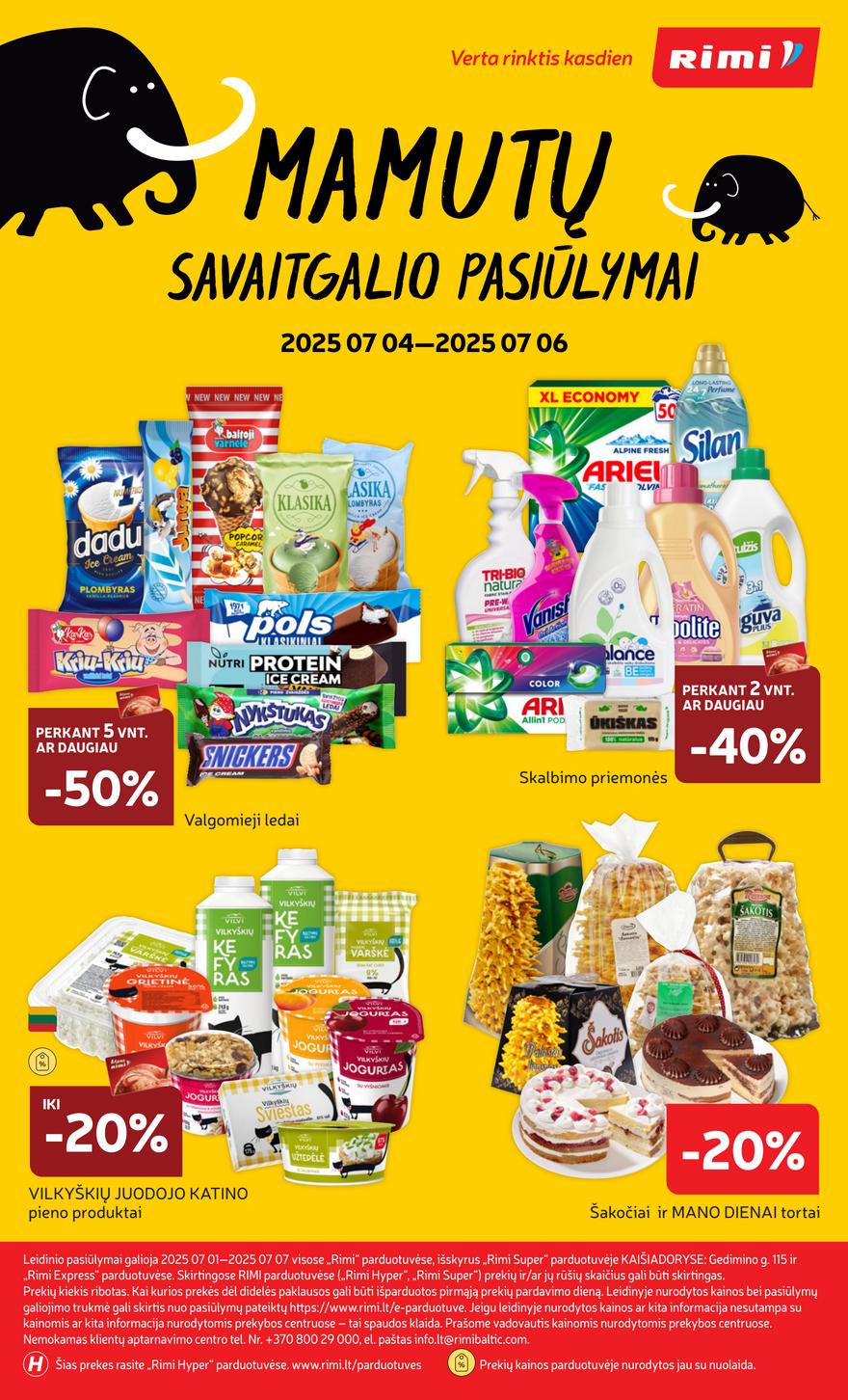 Rimi savaitinis leidinys 27 akcijos nuo 
  2025-07-01 iki 
  2025-07-07 | Leidinukas.lt puslapis 39