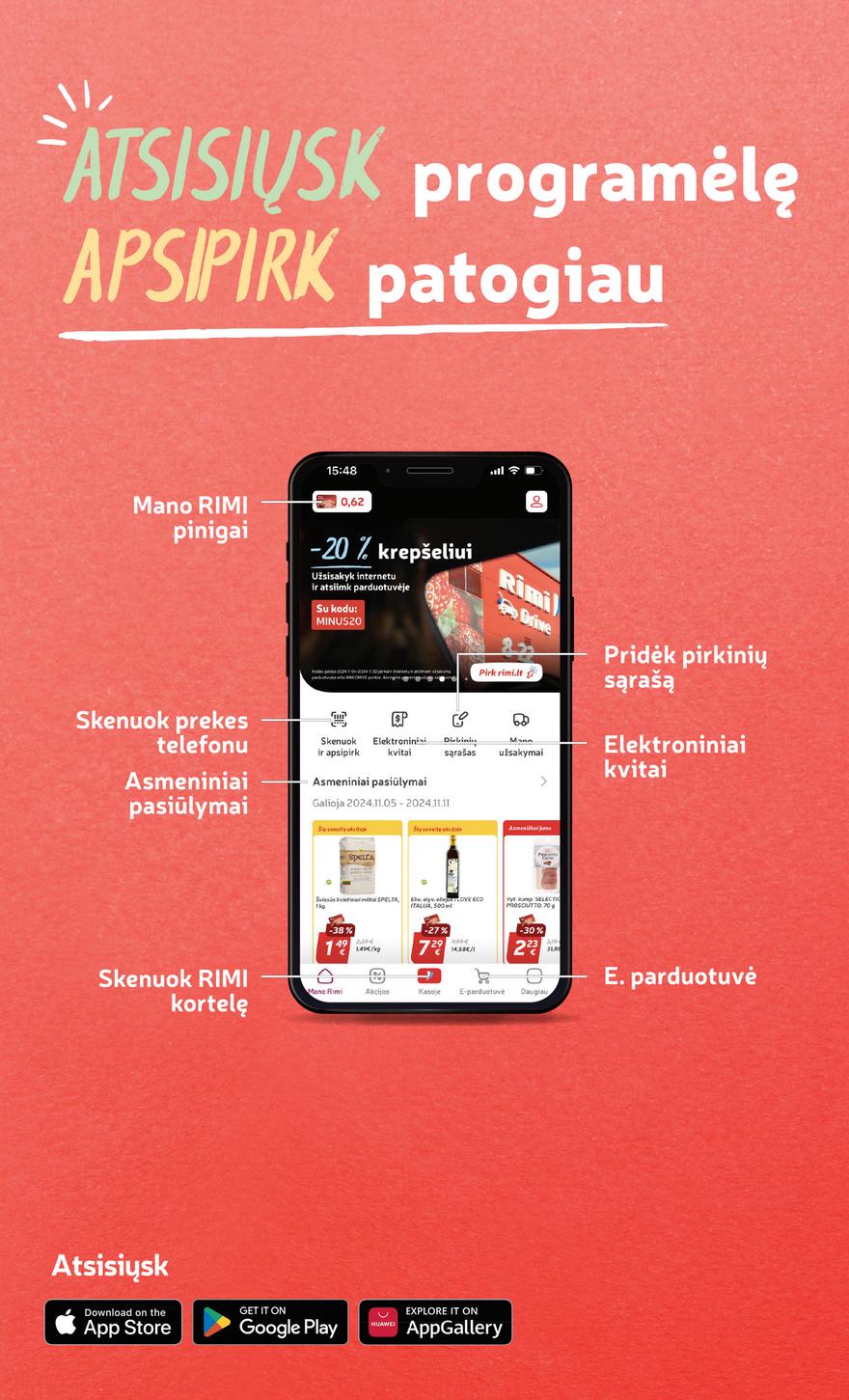 Rimi leidinys 21 akcijos nuo 
  2025-05-20 iki 
  2025-05-26 | Leidinukas.lt puslapis 32