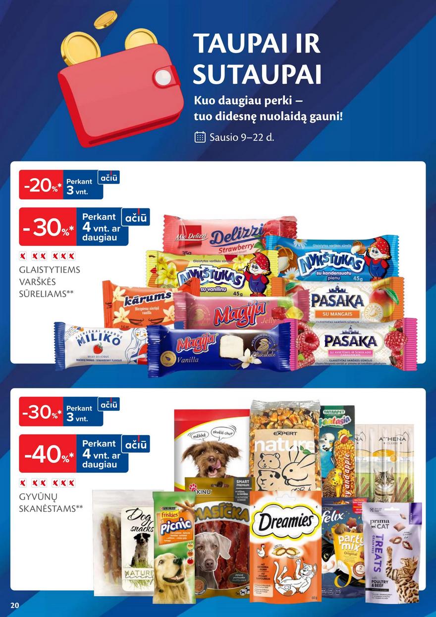 Maxima kaininis leidinys akcijos nuo 
  2024-01-09 iki 
  2024-01-15 | Leidinukas.lt puslapis 20