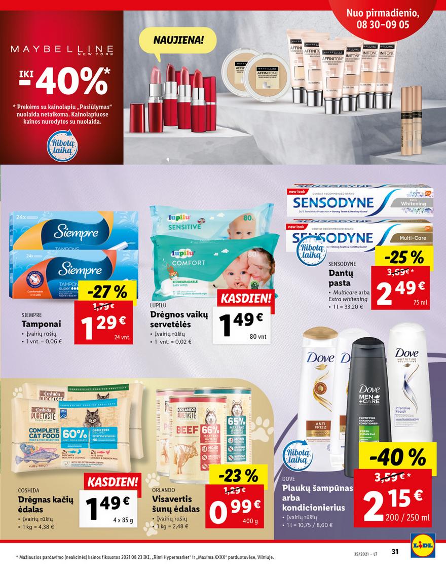 Lidl maisto prekių pasiūlymai akcijos nuo 
  2021-08-30 iki 
  2021-09-05 | Leidinukas.lt puslapis 31