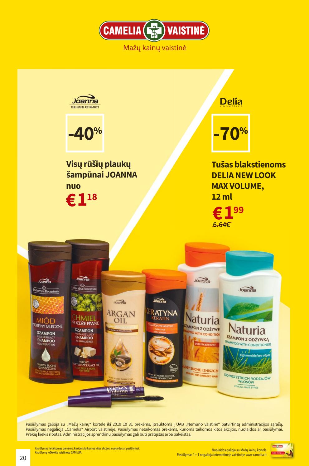 Camelia leidinys akcijos nuo 
  2019-10-01 iki 
  2019-10-31 | Leidinukas.lt puslapis 20