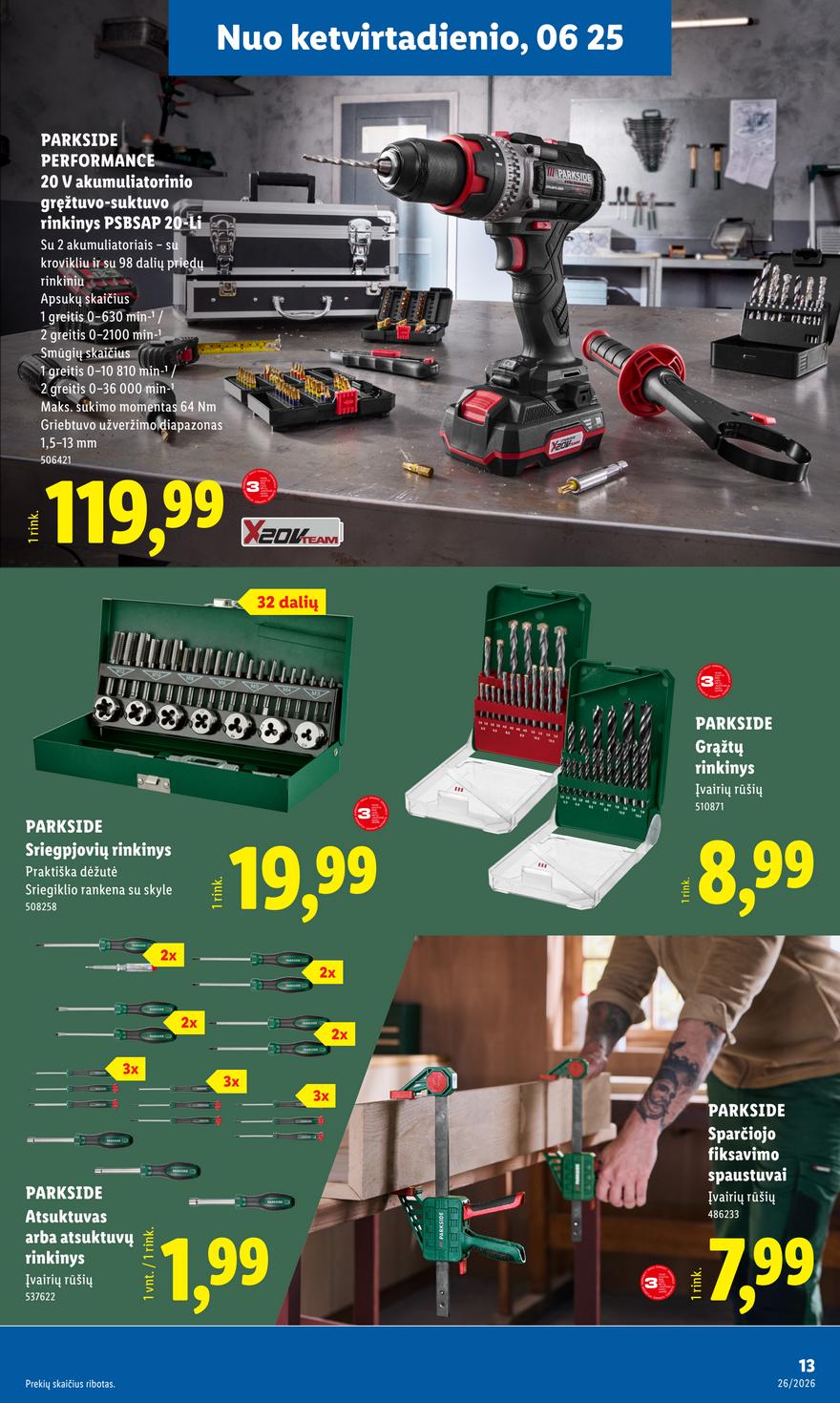 Lidl leidinys akcijos nuo 
  2026-06-22 iki 
  2026-06-28 | Leidinukas.lt puslapis 13