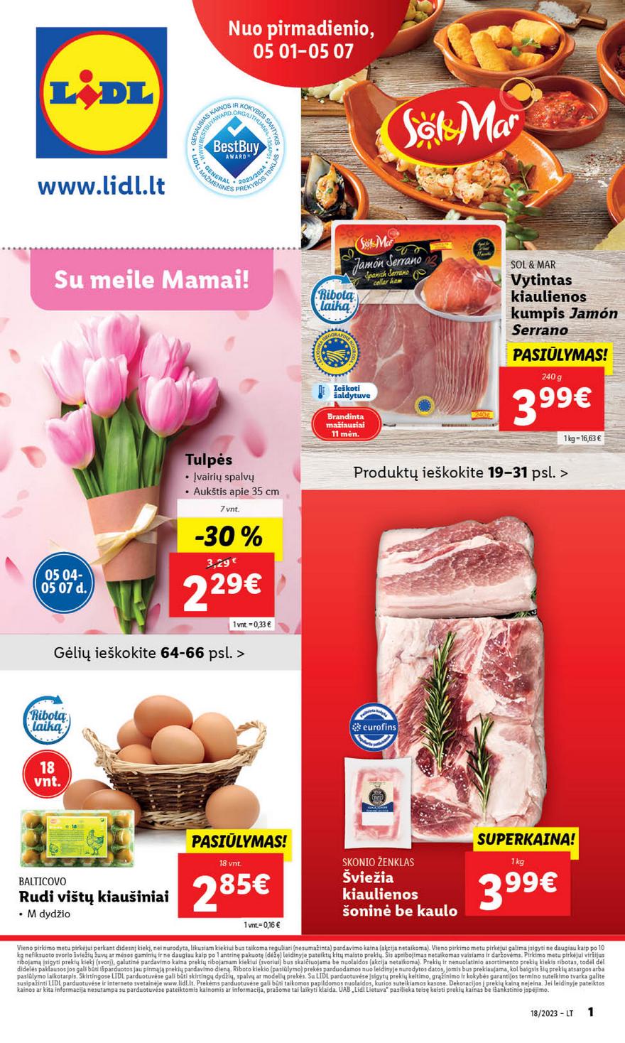 Lidl pasiūlymai akcijos nuo 
  2023-05-01 iki 
  2023-05-07 | Leidinukas.lt puslapis 1