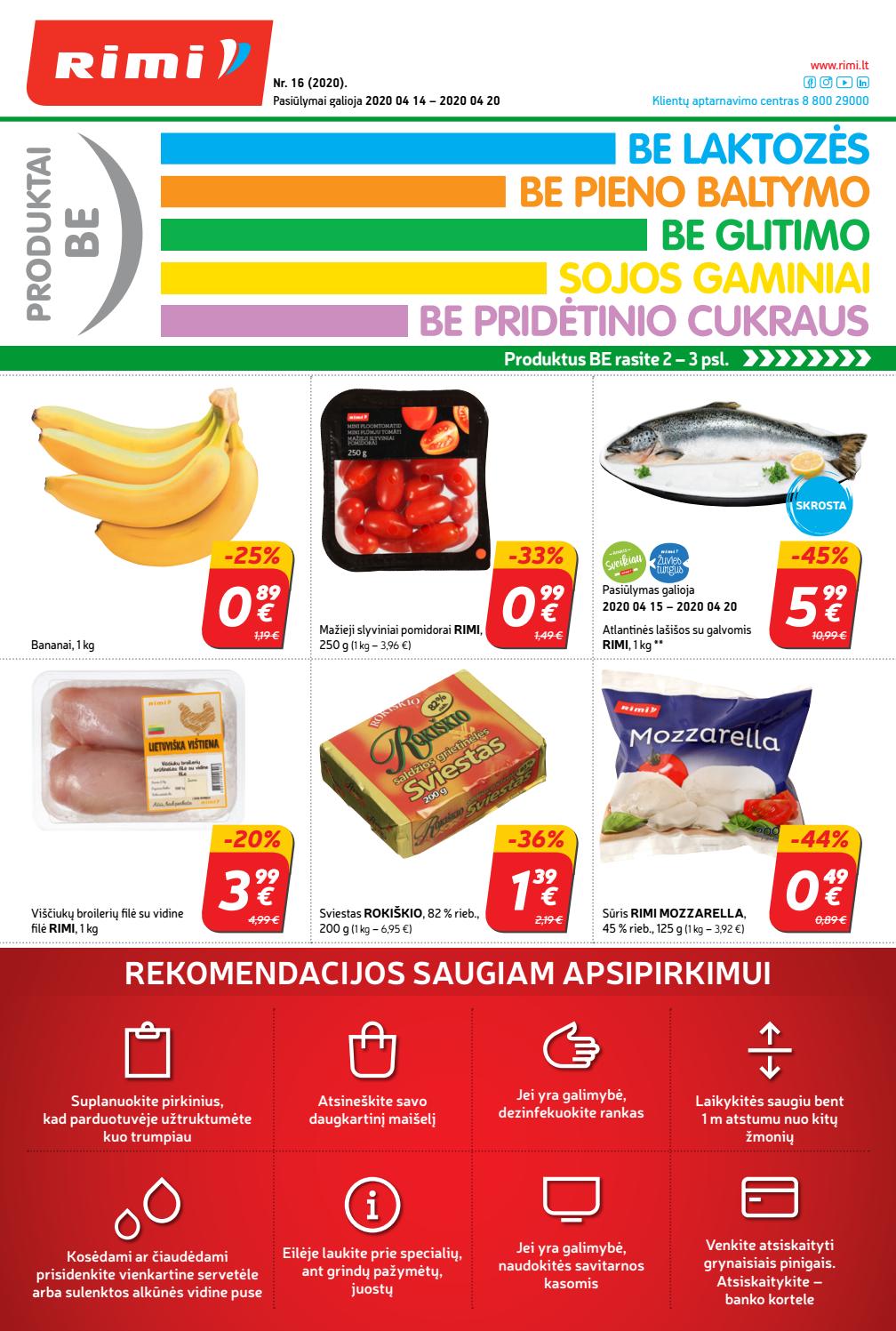 Rimi savaitinis leidinys akcijos nuo 
  2020-04-14 iki 
  2020-04-20 | Leidinukas.lt puslapis 1