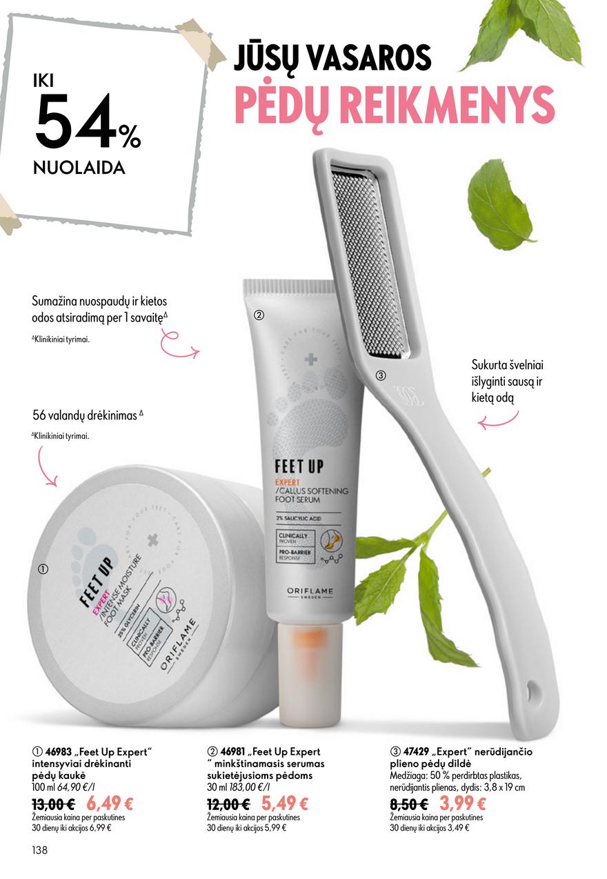 Oriflame katalogas akcijos nuo 
  2026-07-15 iki 
  2026-08-04 | Leidinukas.lt puslapis 138