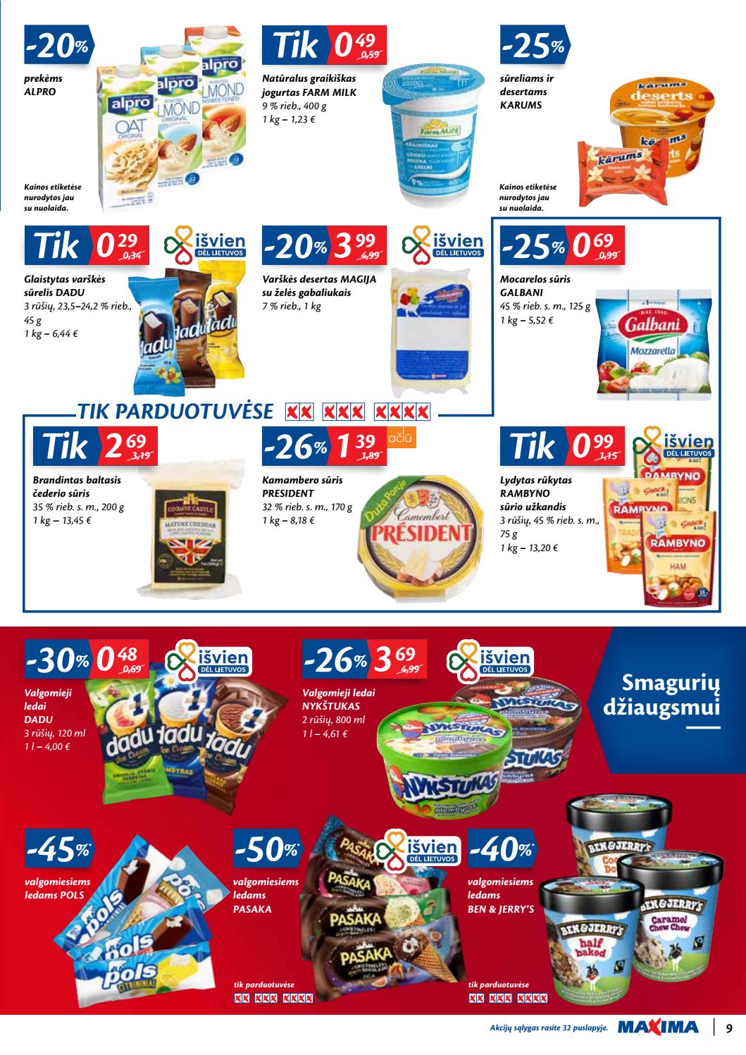 Maxima kaininis leidinys akcijos nuo 
  2020-09-08 iki 
  2020-09-14 | Leidinukas.lt puslapis 9