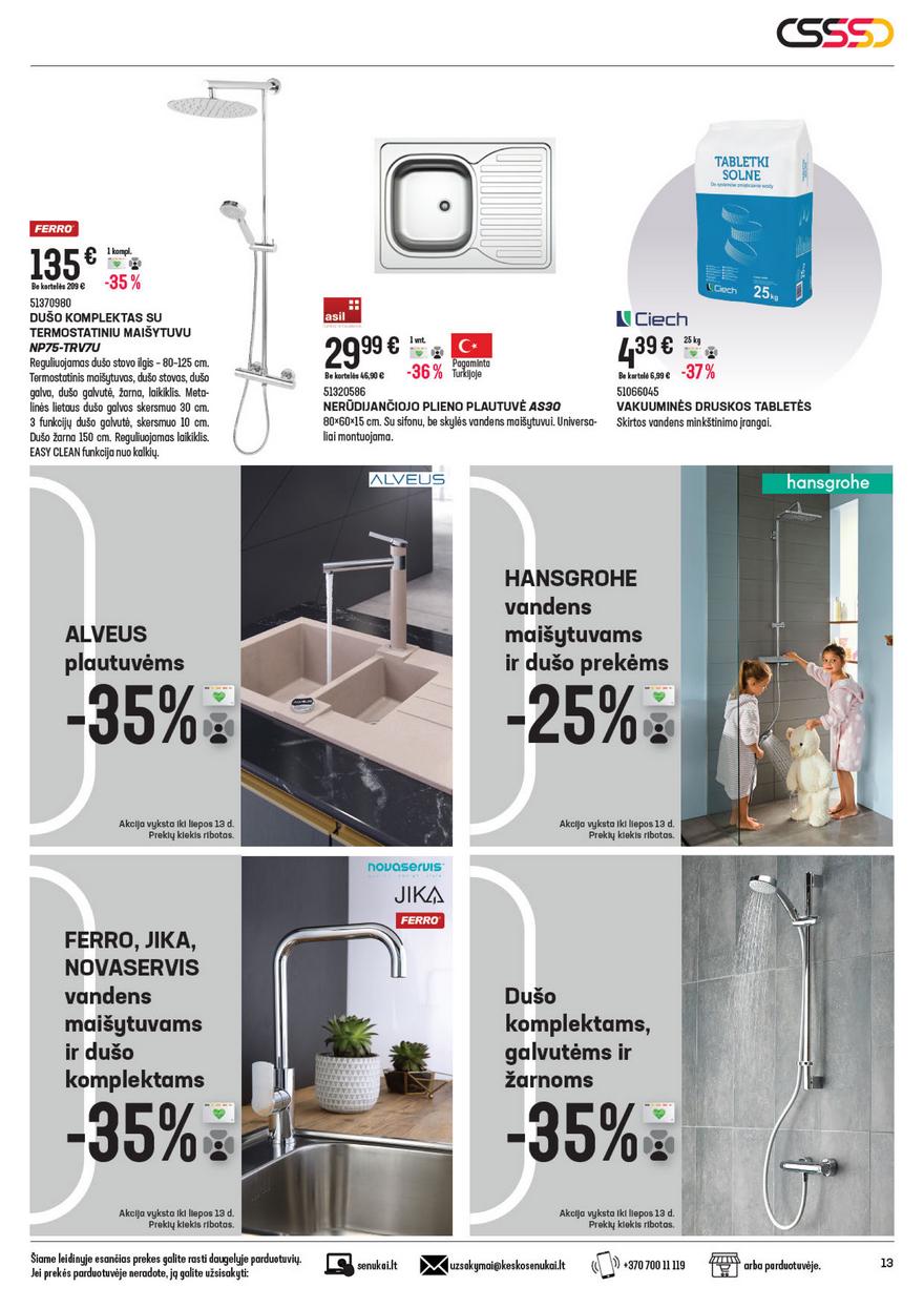 Senukai leidinys akcijos nuo 
  2021-06-23 iki 
  2021-07-17 | Leidinukas.lt puslapis 13