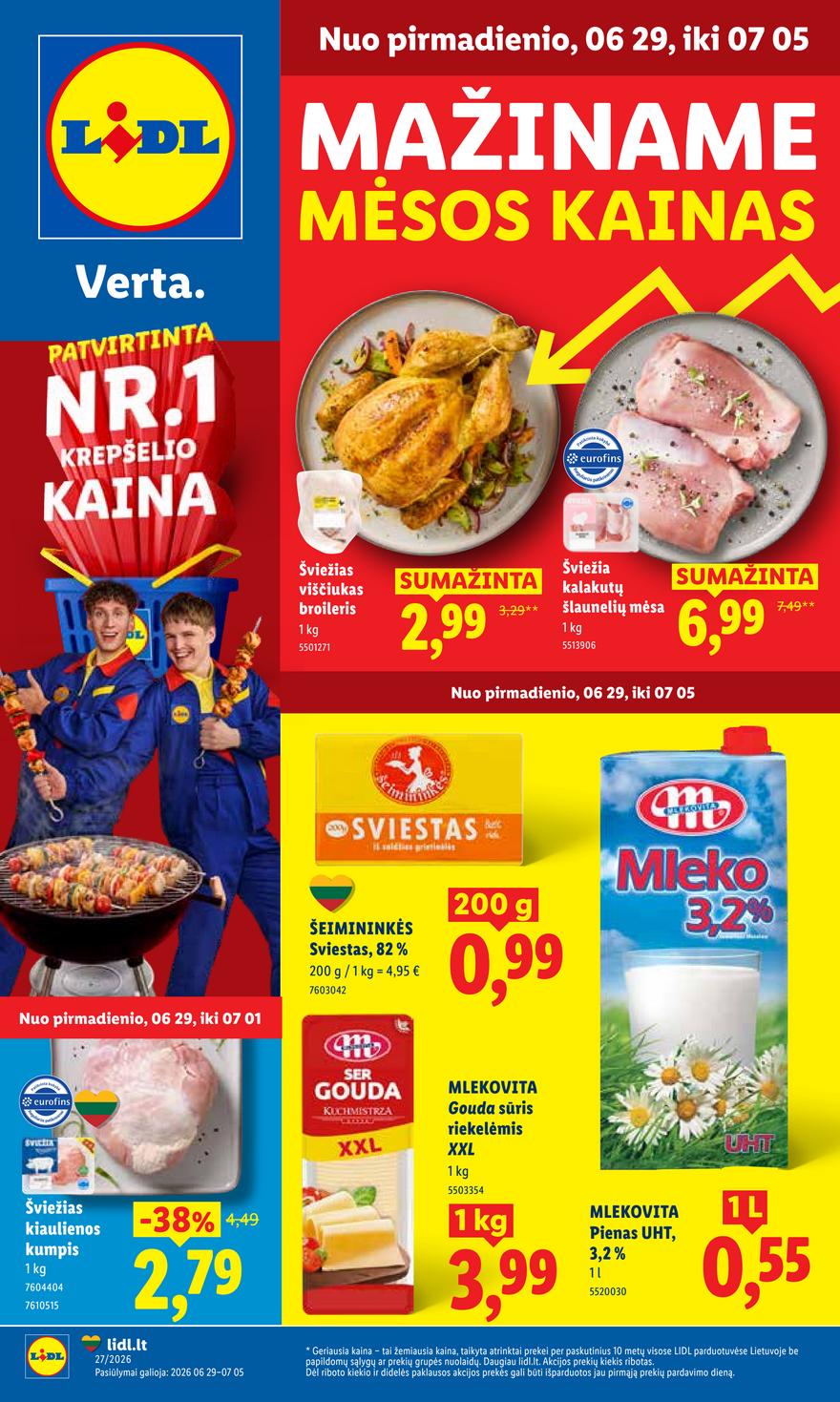 Lidl leidinys akcijos nuo 
  2026-06-29 iki 
  2026-07-05 | Leidinukas.lt puslapis 1