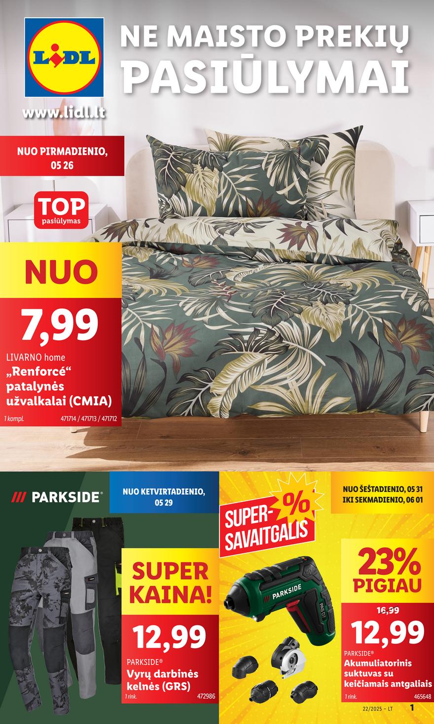 Lidl ne maisto leidinys akcijos nuo 
  2025-05-26 iki 
  2025-06-01 | Leidinukas.lt puslapis 1