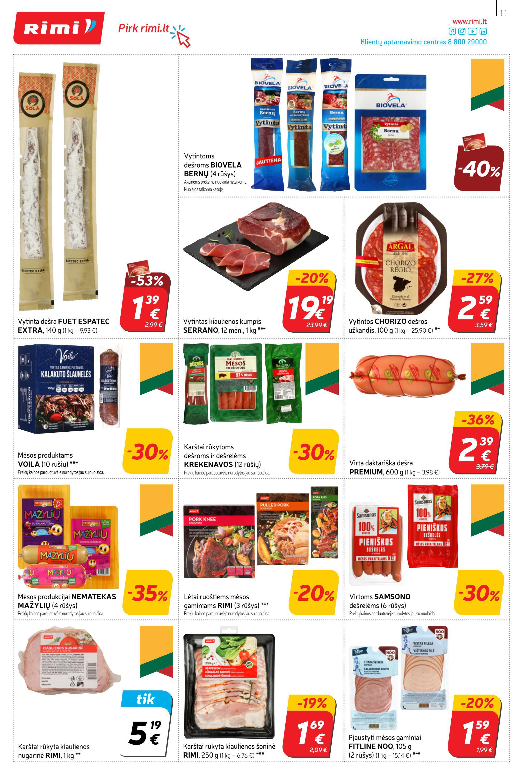 Rimi savaitinis leidinys akcijos nuo 
  2022-03-01 iki 
  2022-03-07 | Leidinukas.lt puslapis 11