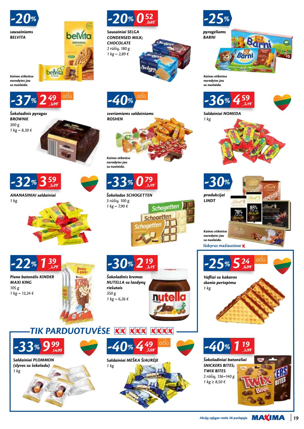 Maxima kaininis leidinys akcijos nuo 
  2020-06-23 iki 
  2020-06-29 | Leidinukas.lt puslapis 19