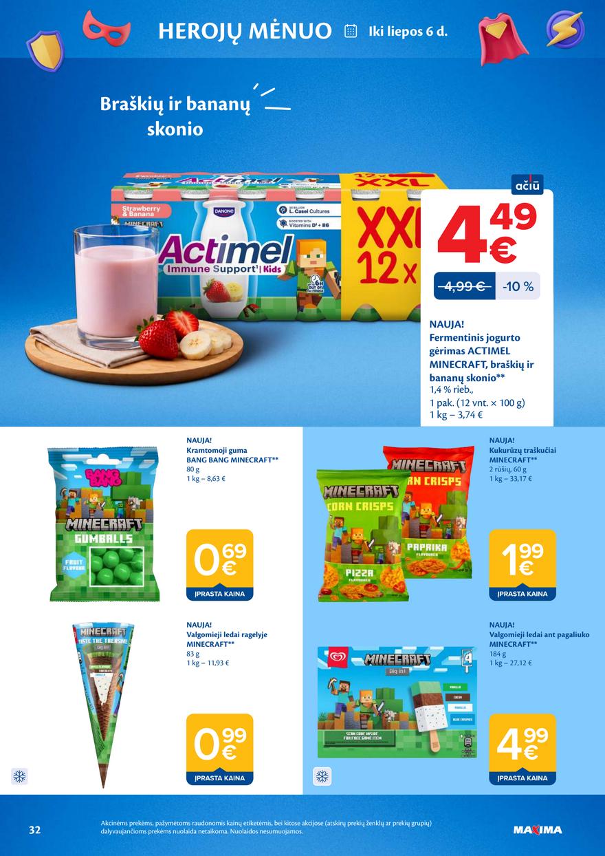 Maxima leidinys akcijos nuo 
  2026-06-23 iki 
  2026-06-29 | Leidinukas.lt puslapis 32