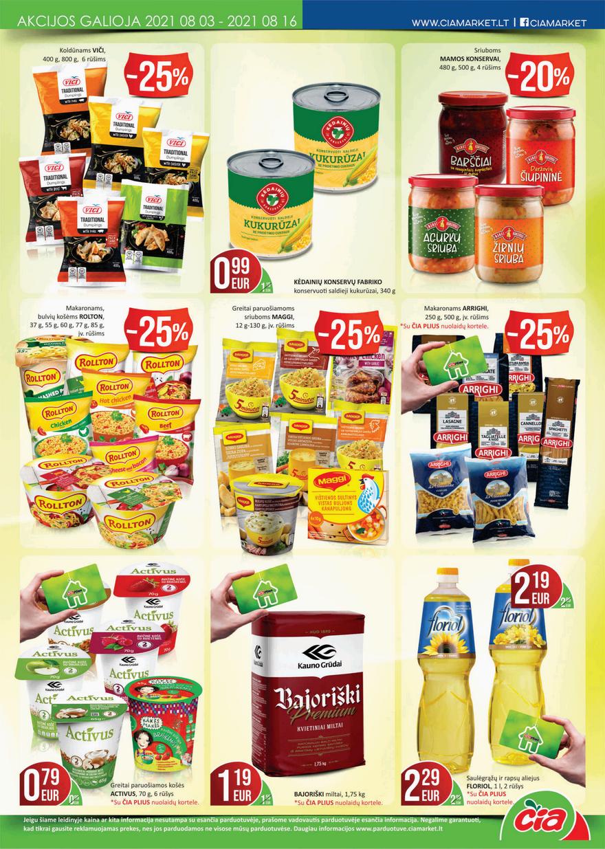Čia market leidinys akcijos nuo 
  2021-08-03 iki 
  2021-08-16 | Leidinukas.lt puslapis 8