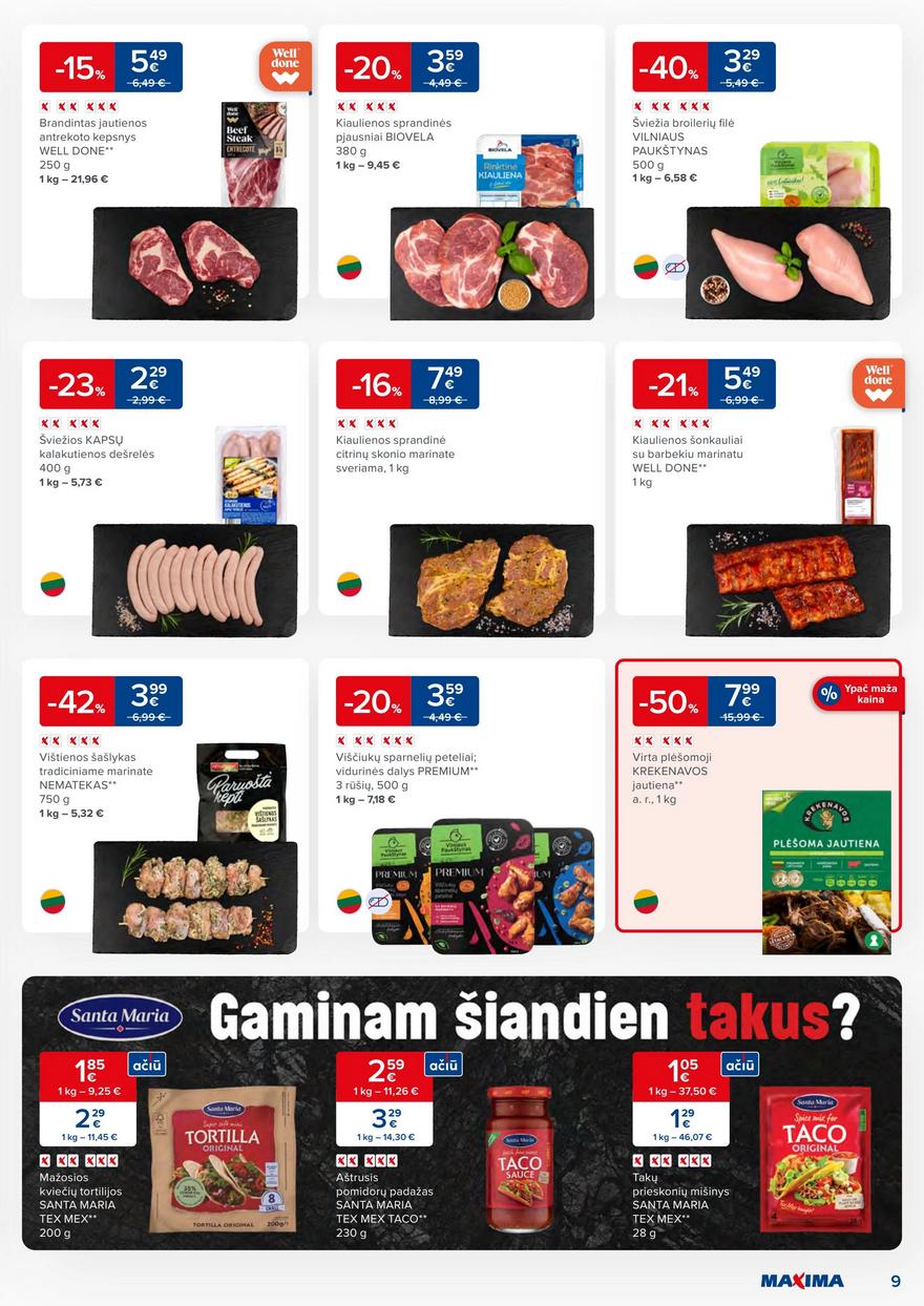 Maxima kaininis leidinys akcijos nuo 
  2023-08-15 iki 
  2023-08-21 | Leidinukas.lt puslapis 9