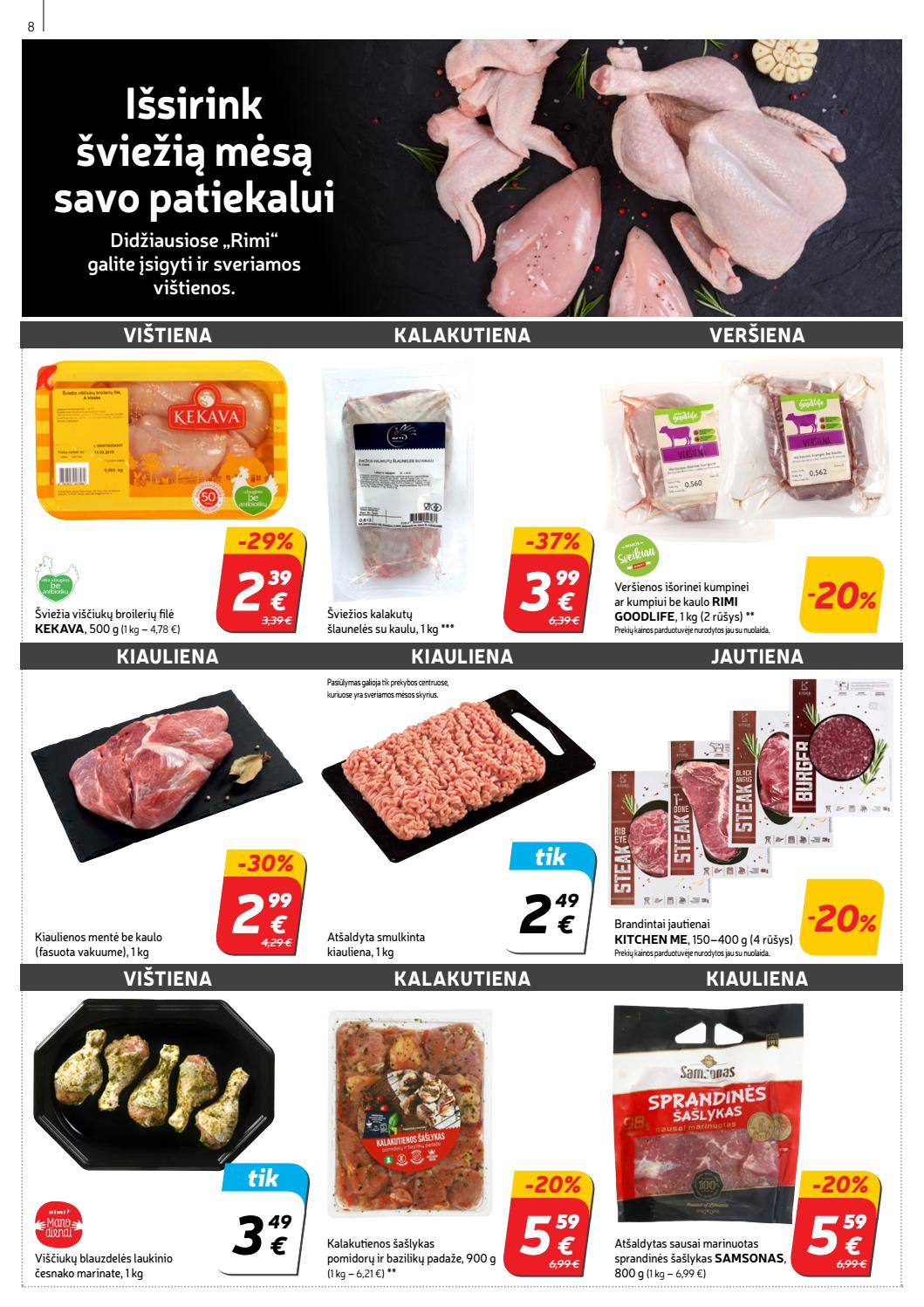 Rimi savaitinis leidinys akcijos nuo 
  2019-06-25 iki 
  2019-07-01 | Leidinukas.lt puslapis 8