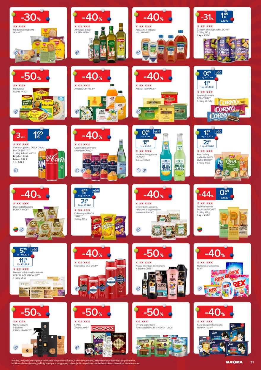 Maxima leidinys akcijos nuo 
  2025-12-09 iki 
  2025-12-15 | Leidinukas.lt puslapis 21