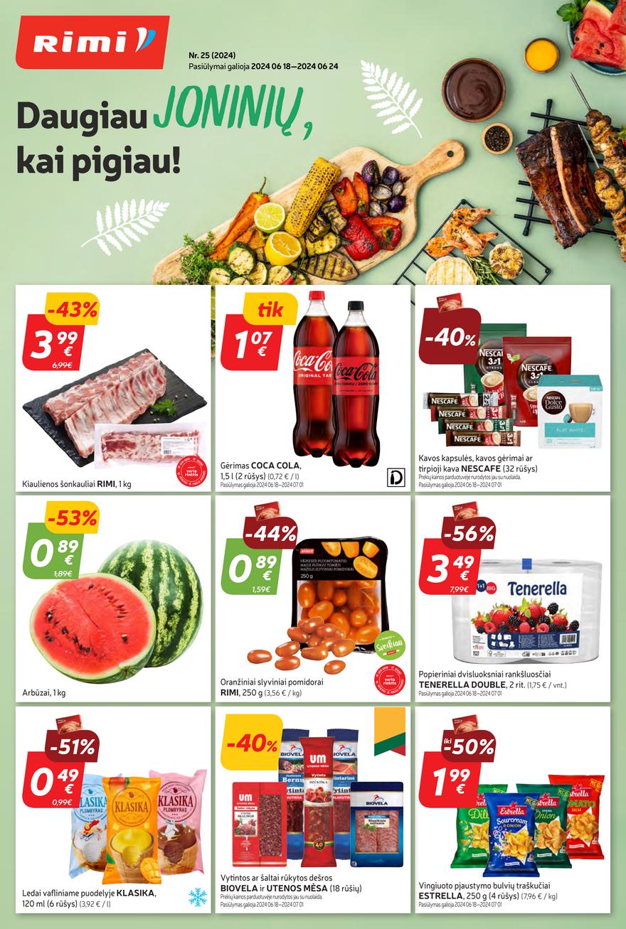 Rimi savaitinis leidinys akcijos nuo 
  2024-06-18 iki 
  2024-06-24 | Leidinukas.lt puslapis 1